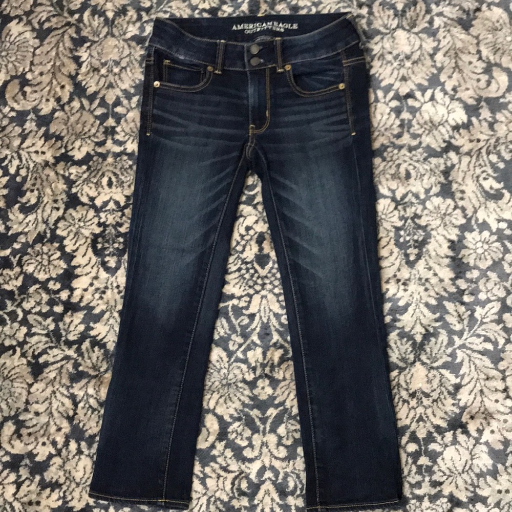 American eagle cropped jean